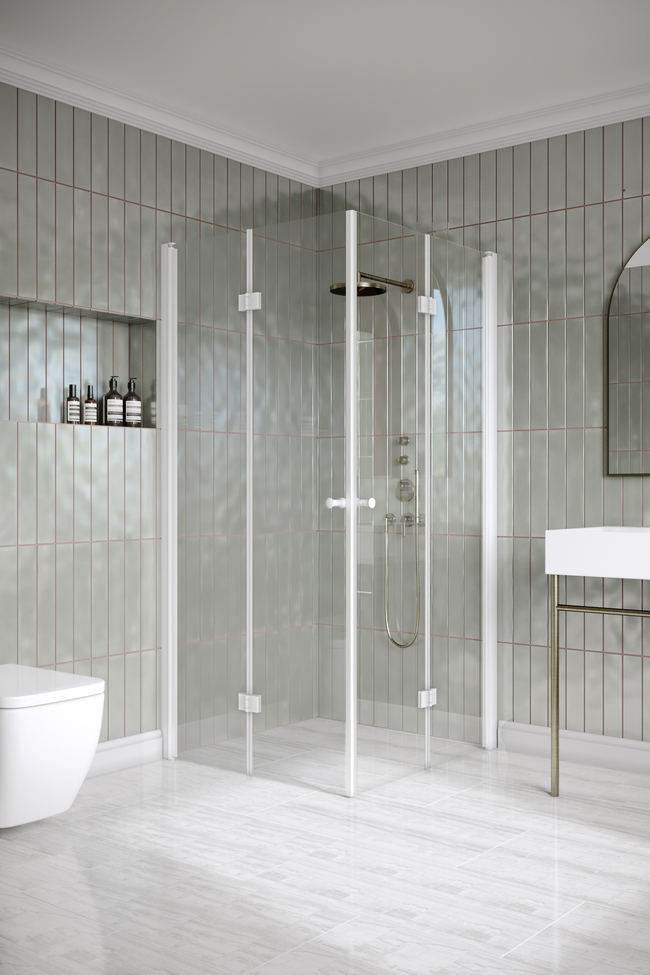 Shower enclosure with folding doors Classic 150 (103x103)