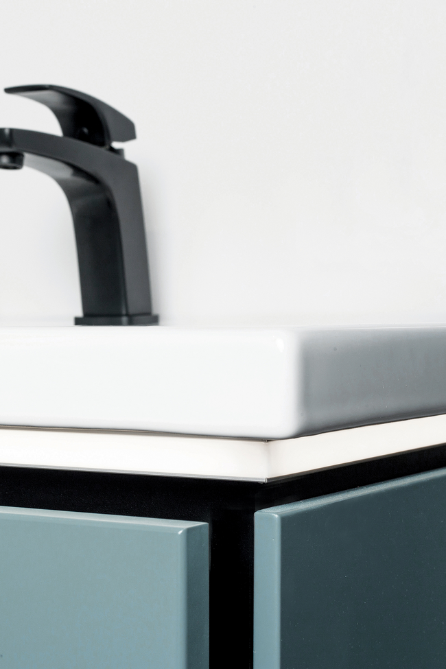 Lighting under basin