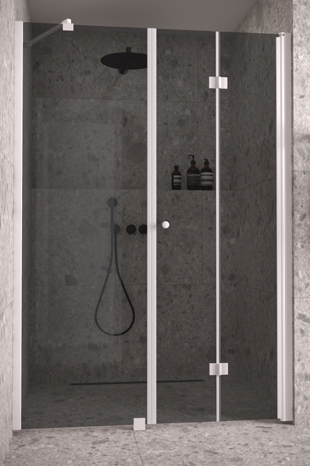 Tilanjakaja kiinteällä seinällä ja taittuvalla ovella Classic 142 (101+103)