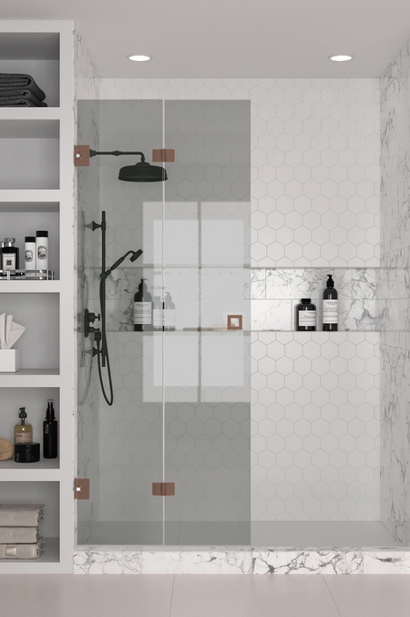 Folding shower screen Vetro 513