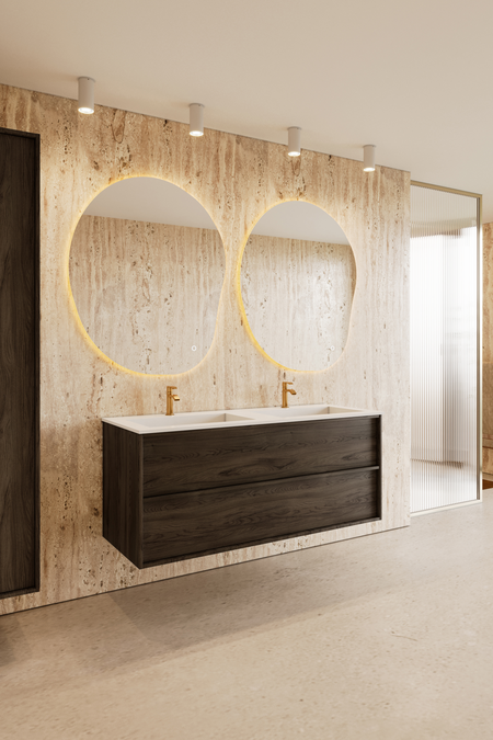 Allaskaluste Corian kaksoisaltaalla Casa H05