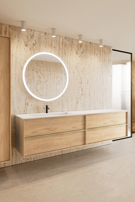 Double cabinet with Corian basin Casa H06