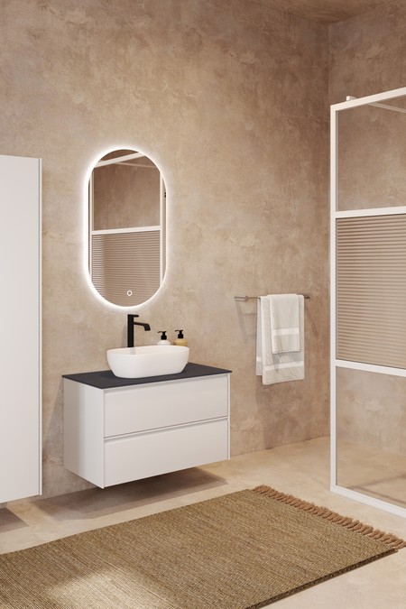 Allaskaluste ovaalilla malja-altaalla Luna L12