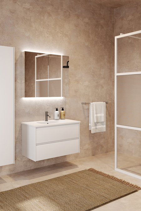 Allaskaluste keraamisella tasoaltaalla Luna L01