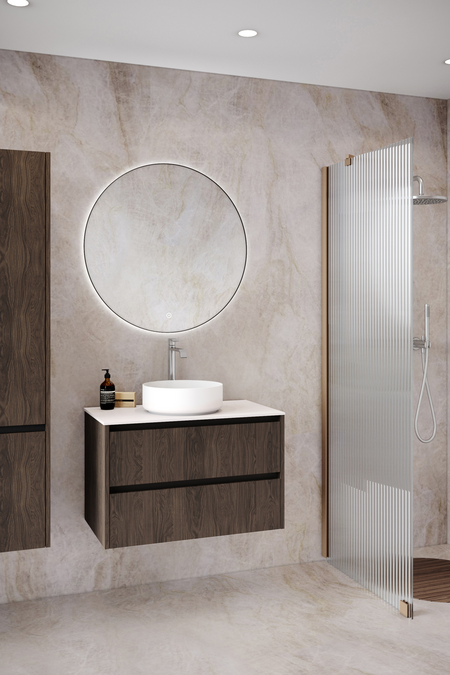 Cabinet with round countertop basin Classic K03