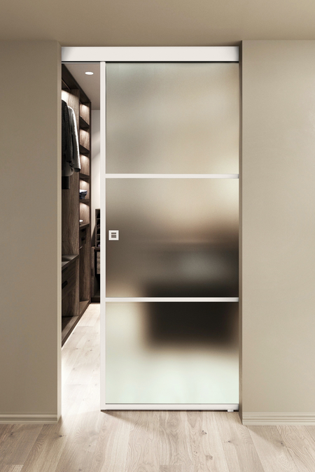 Wall mounted sliding door with soft closing mechanism Inne W1T Tokyo